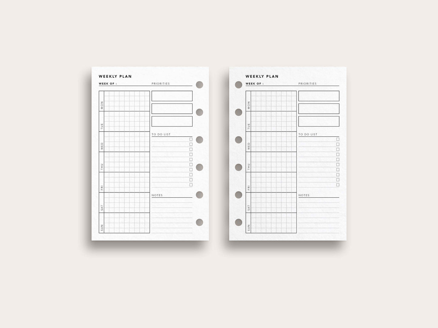 Weekly Planner No. 11