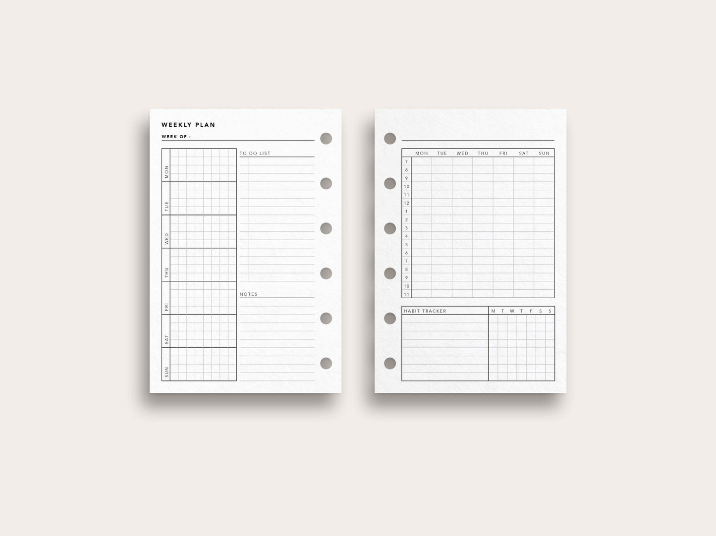Weekly Planner No. 13