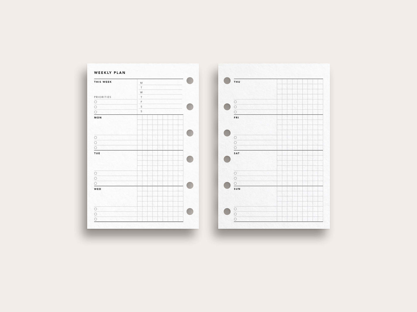 Weekly Planner No. 17