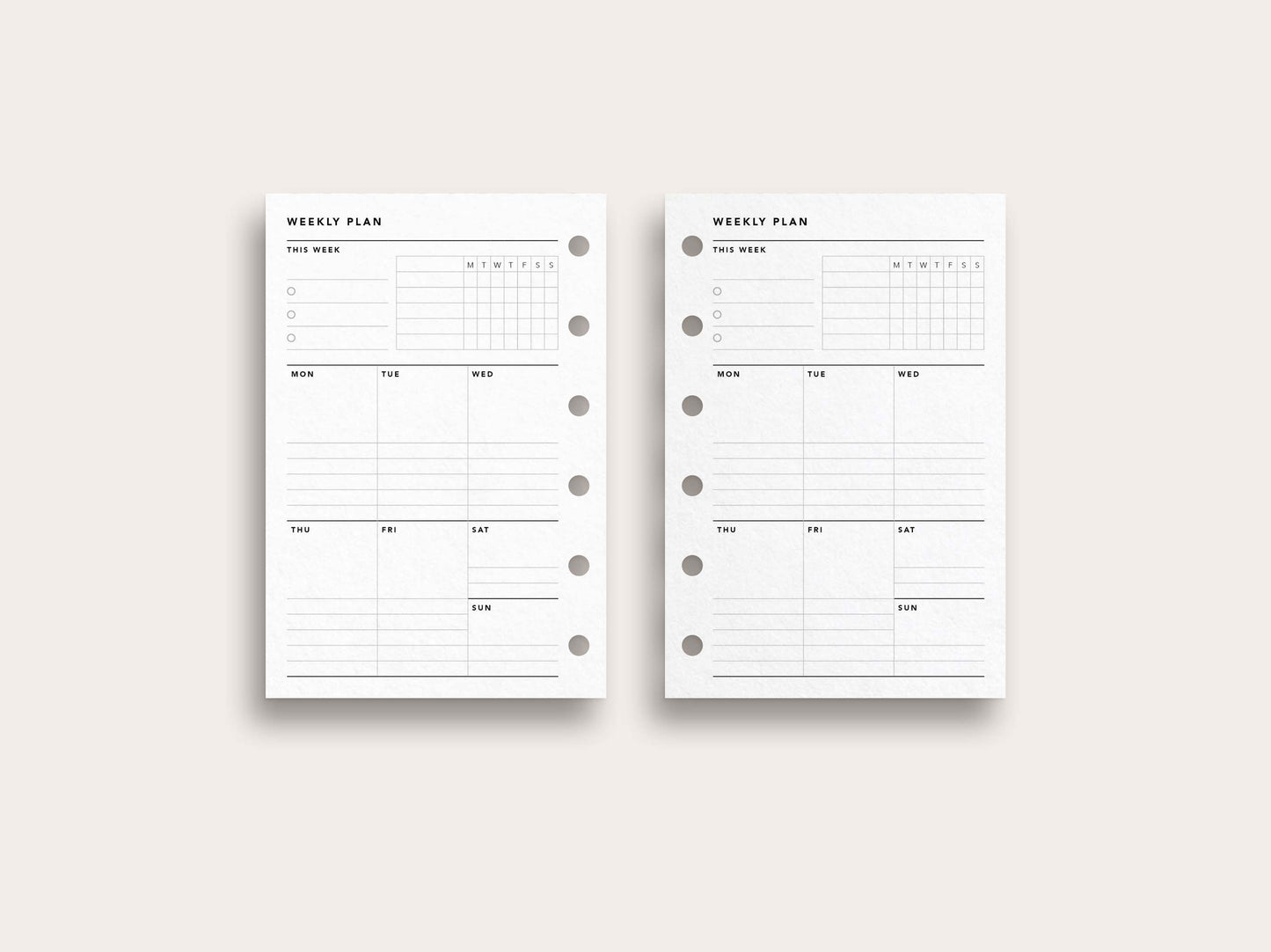 Weekly Planner No. 20