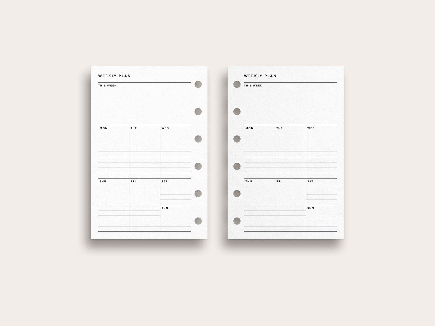 Weekly Planner No. 21