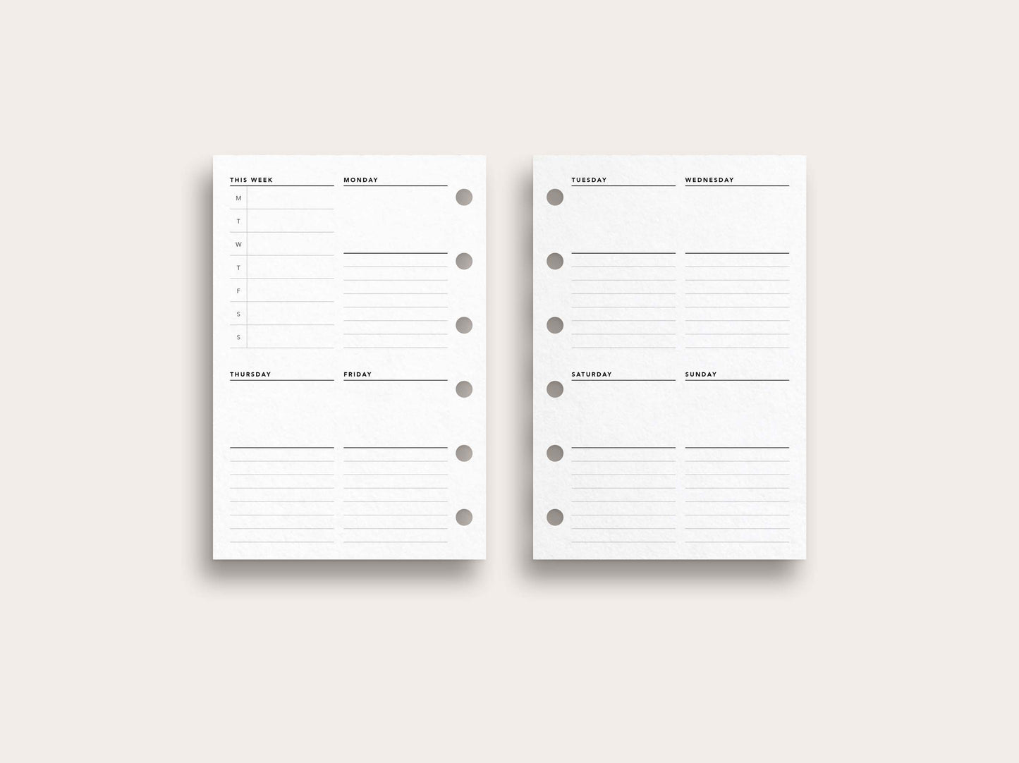 Weekly Planner No. 24