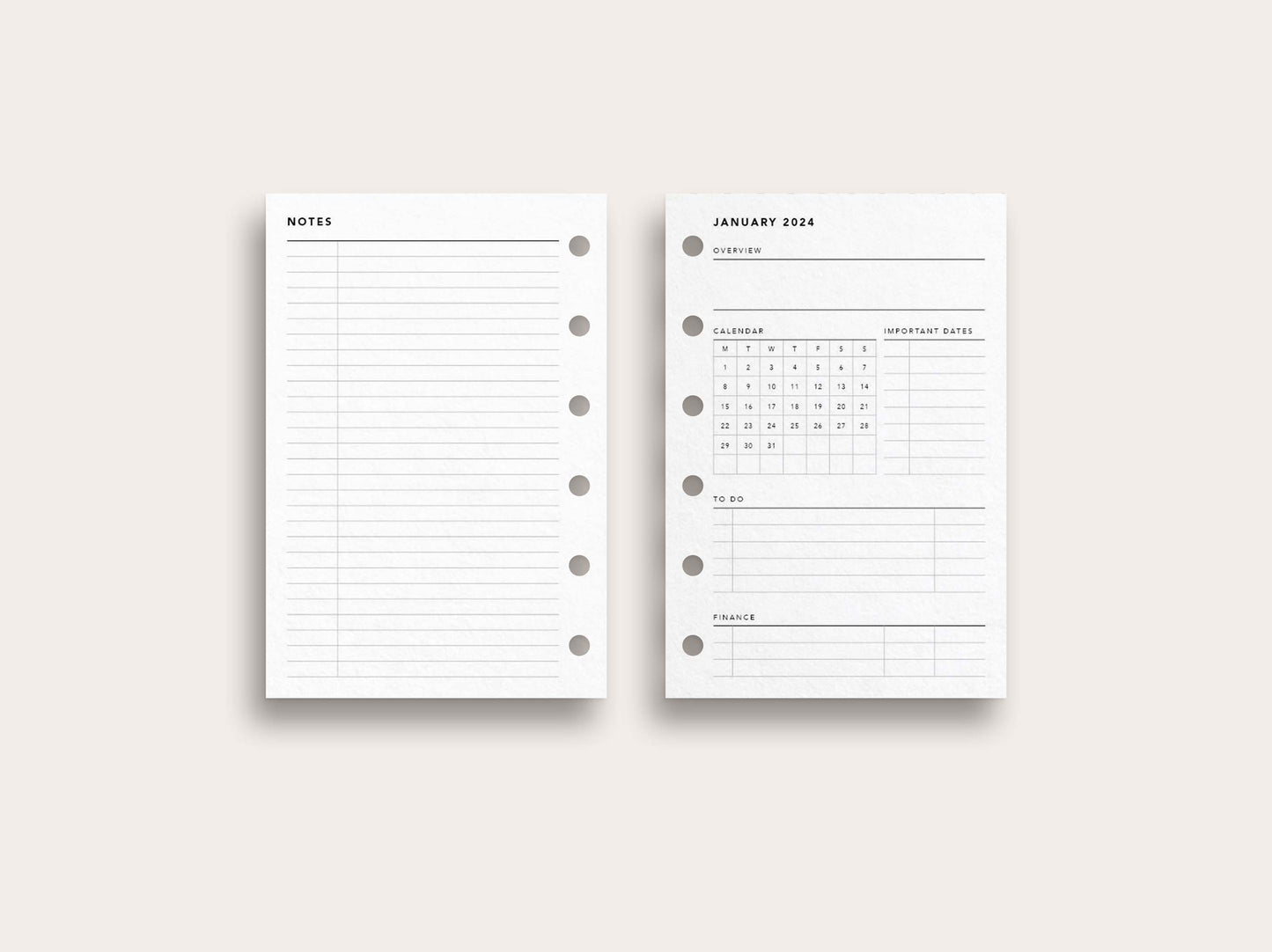 Printed: 2024 Monthly Overview
