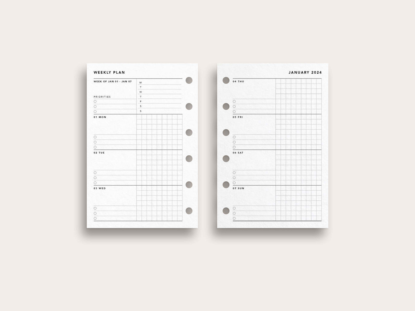 2024 Weekly Planner No. 17