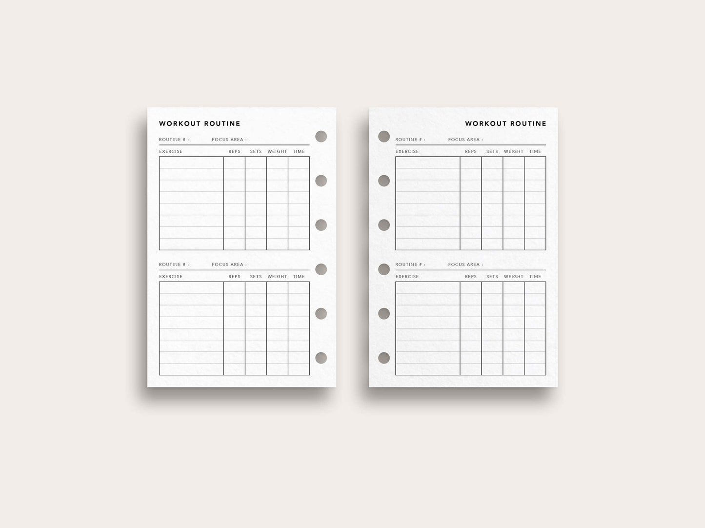 Workout Routine and Tracker with Daily Log