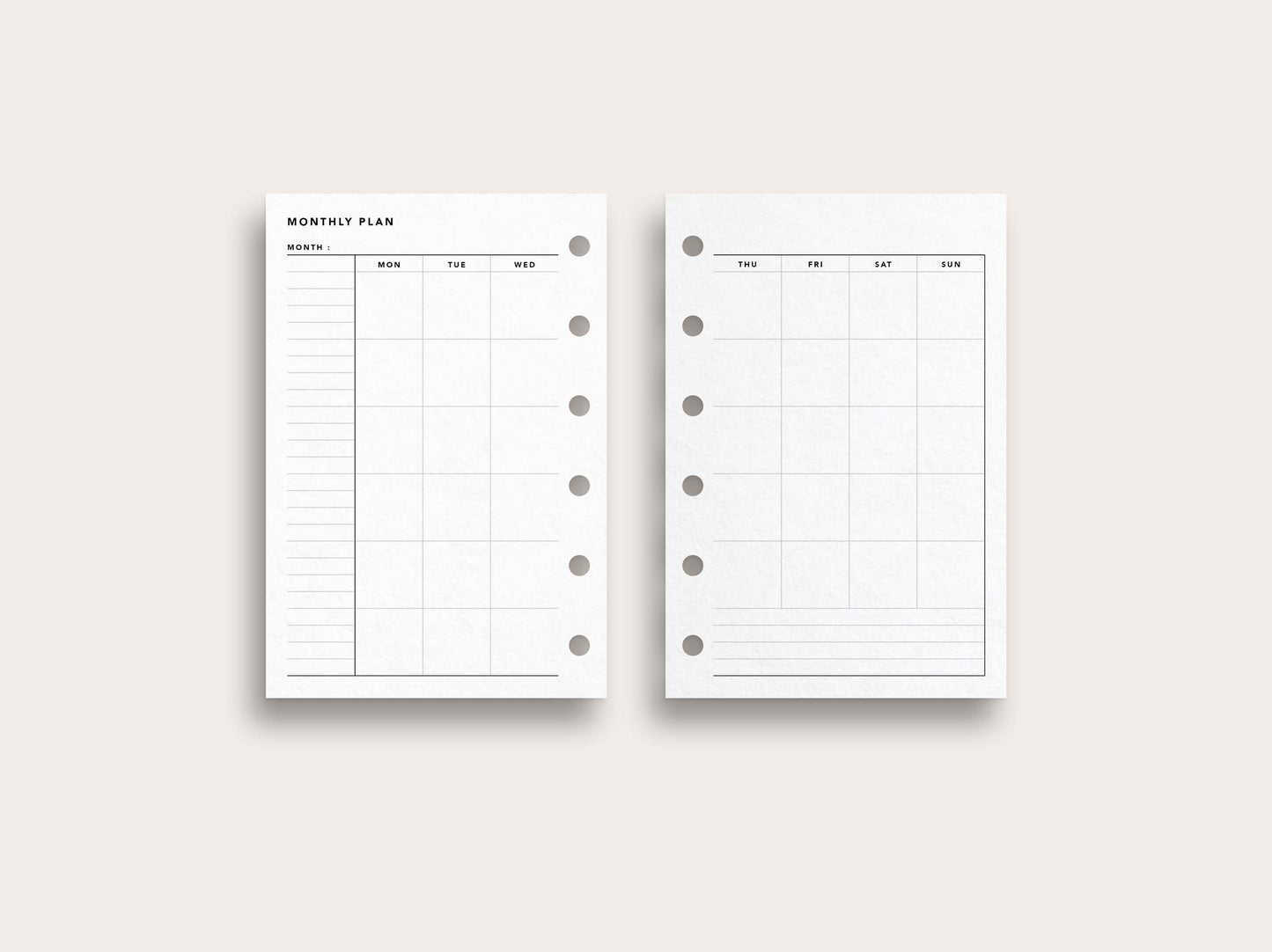 Monthly Planner No. 9