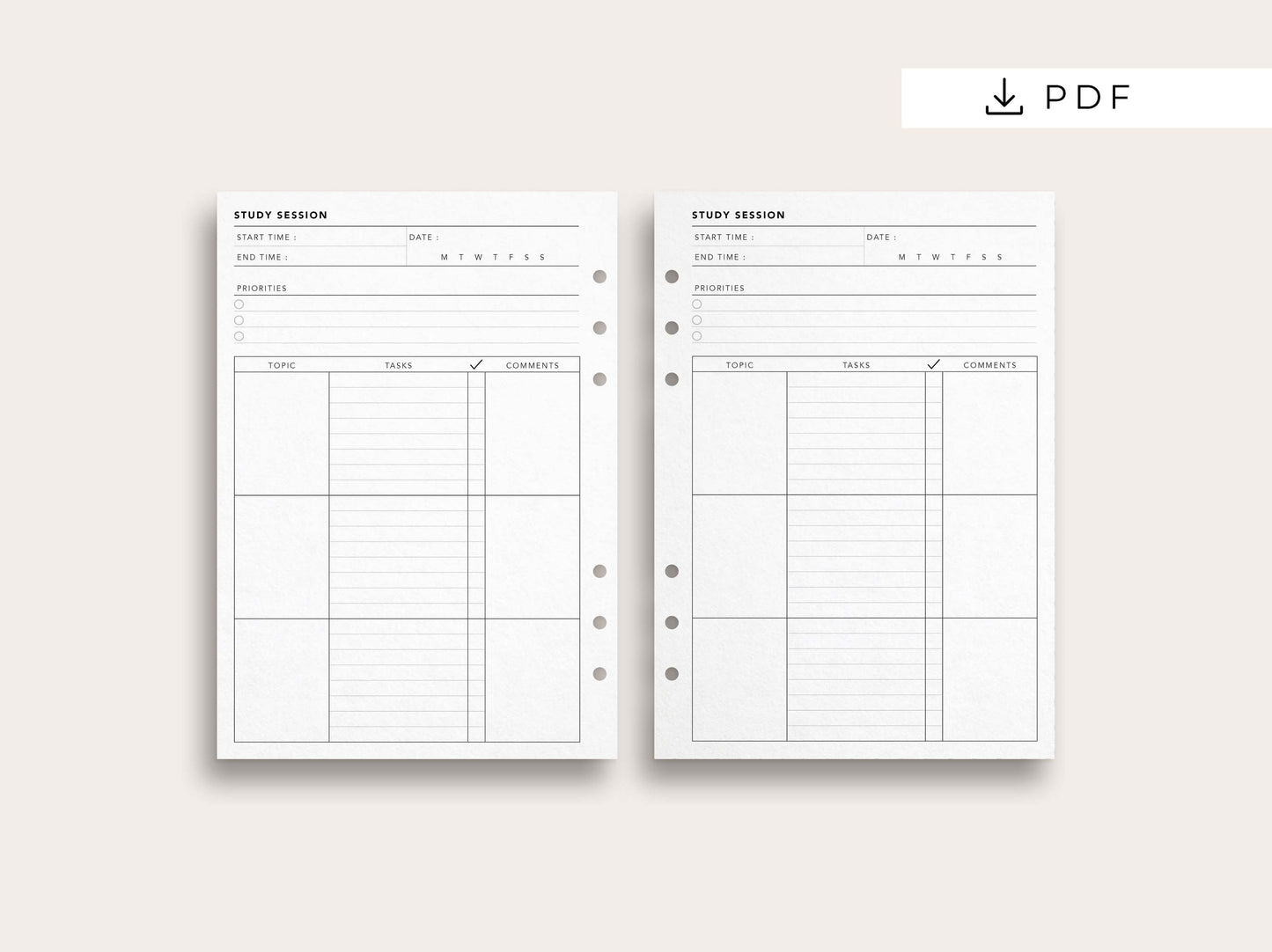 Study Session Planner