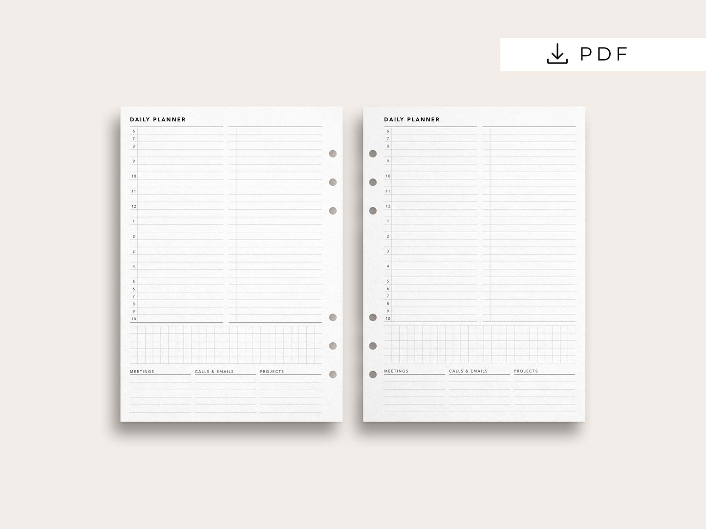 Daily Planner No. 2