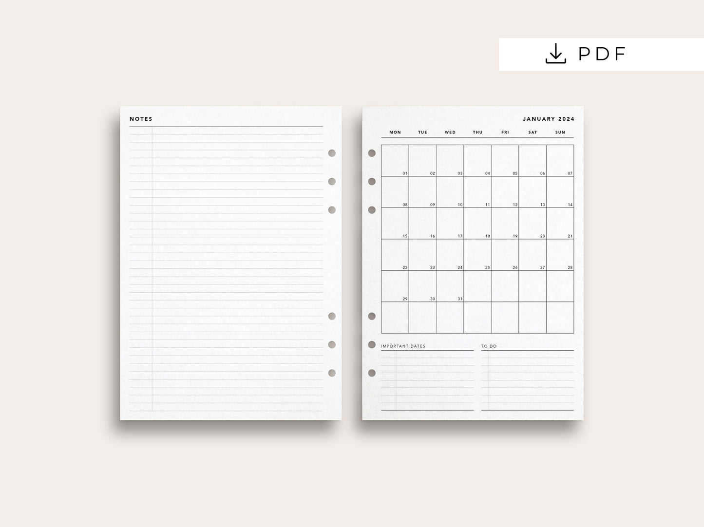 2024 Monthly Planner No. 1