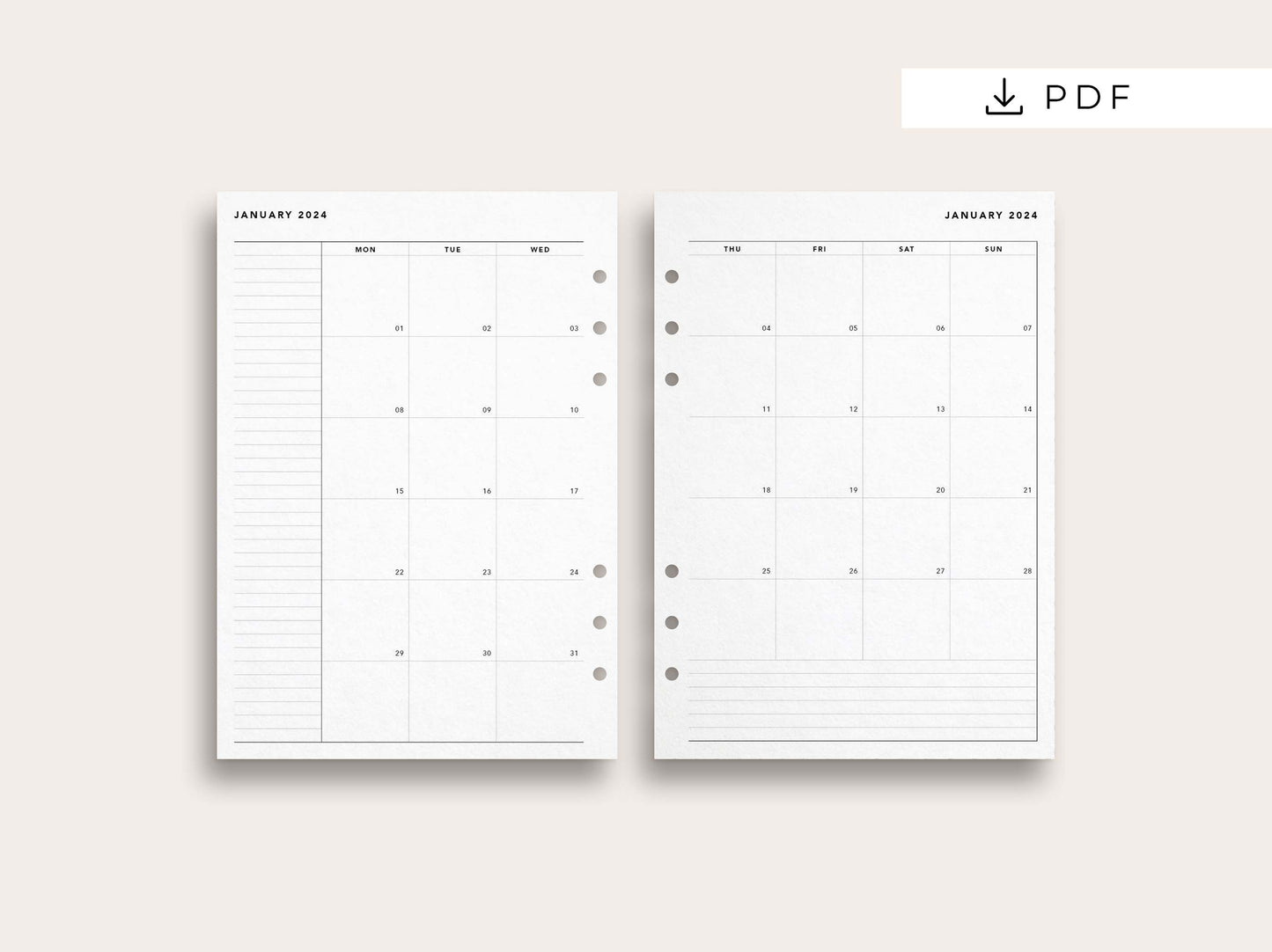 2024 Monthly Planner No. 9
