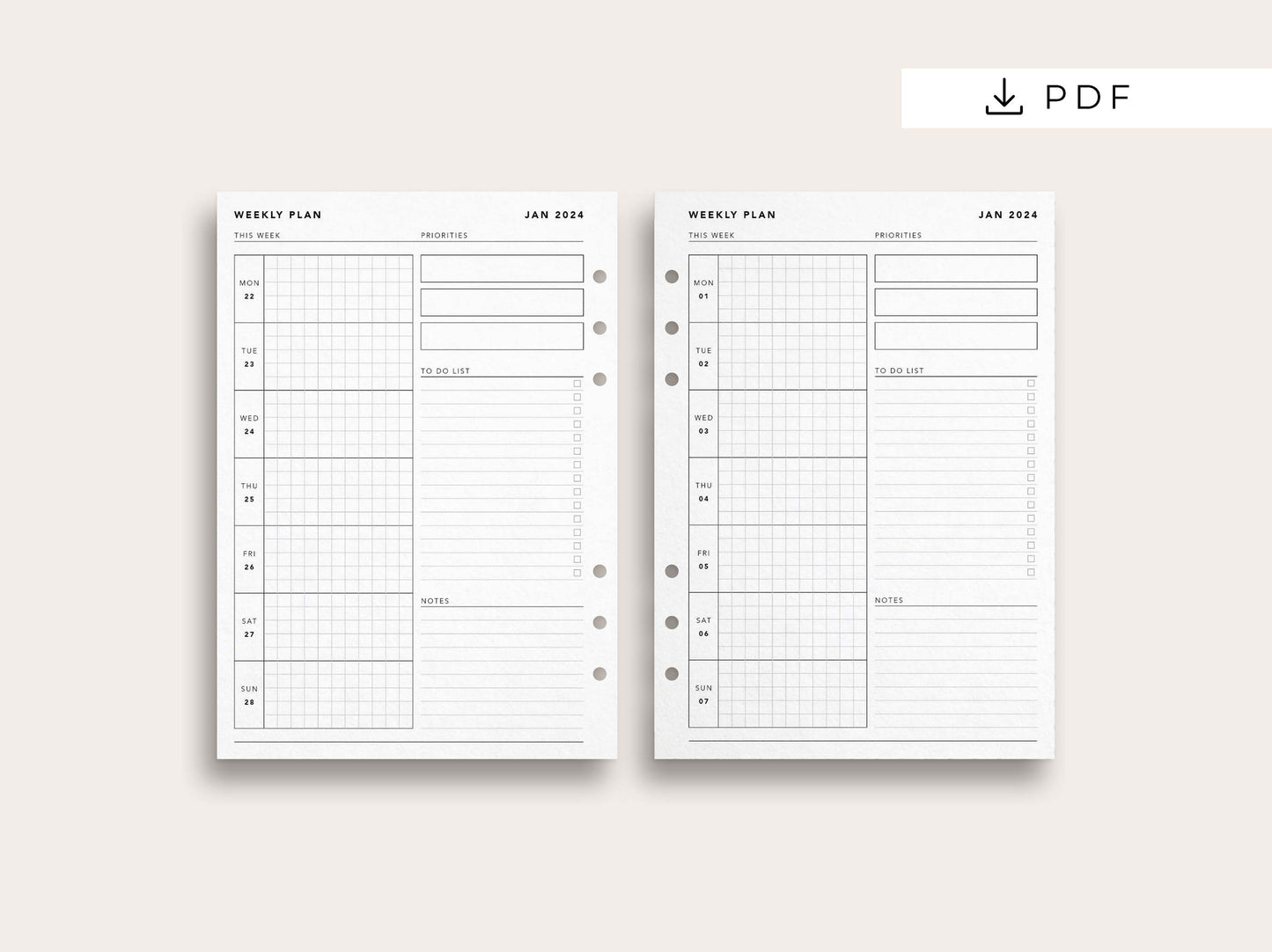 2024 Weekly Planner No. 11