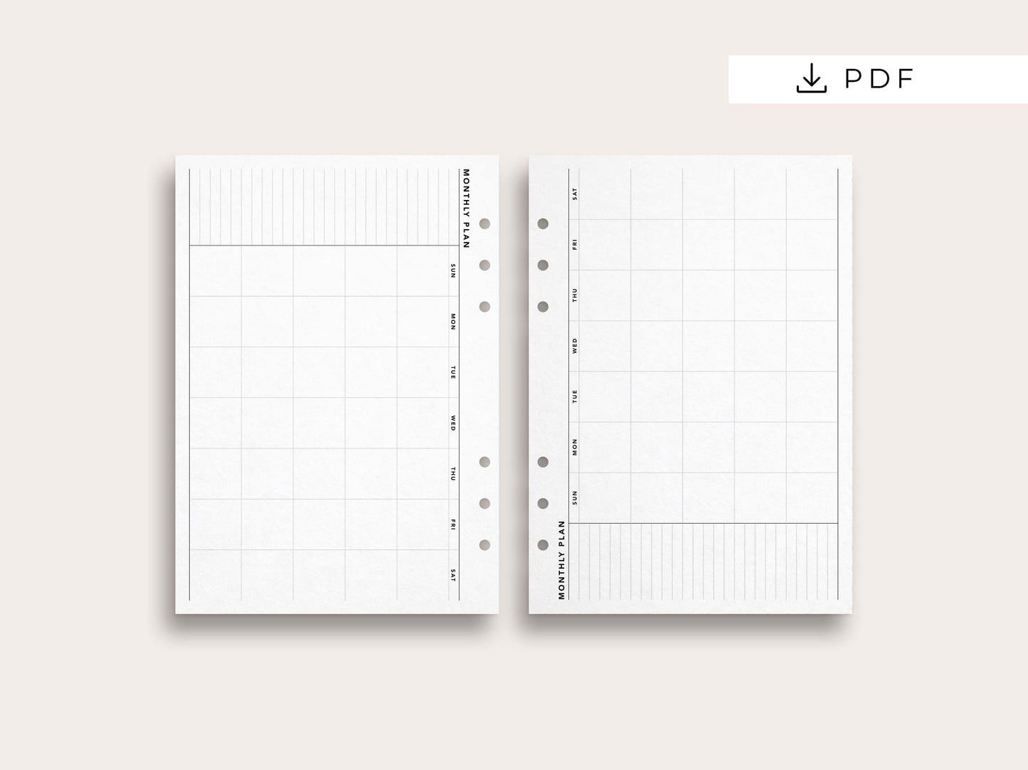 Monthly Planner No. 6