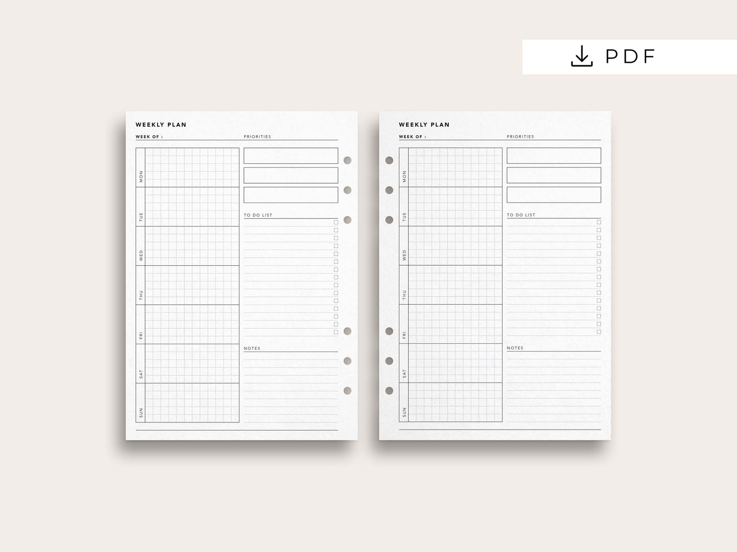 Weekly Planner No. 11