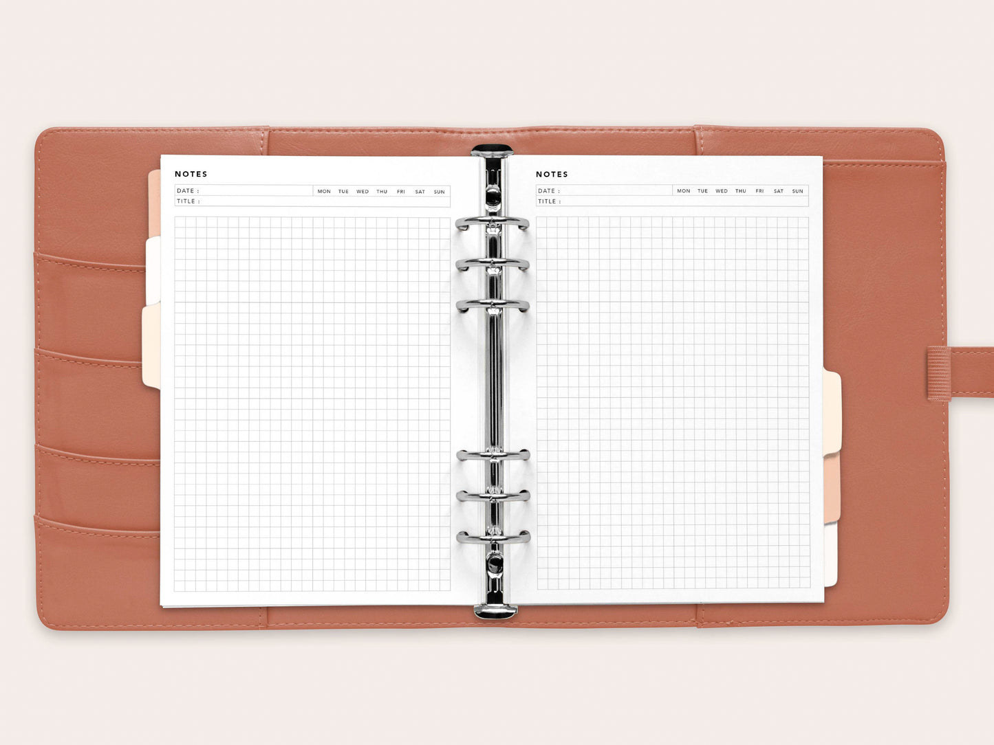 Printed: Grid Notes Pages