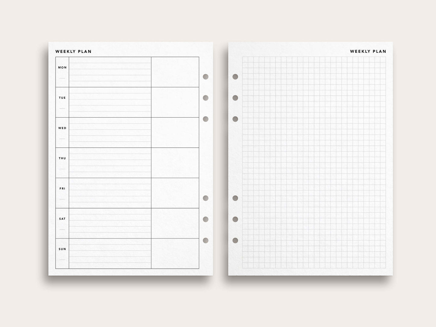 Weekly Planner No. 22