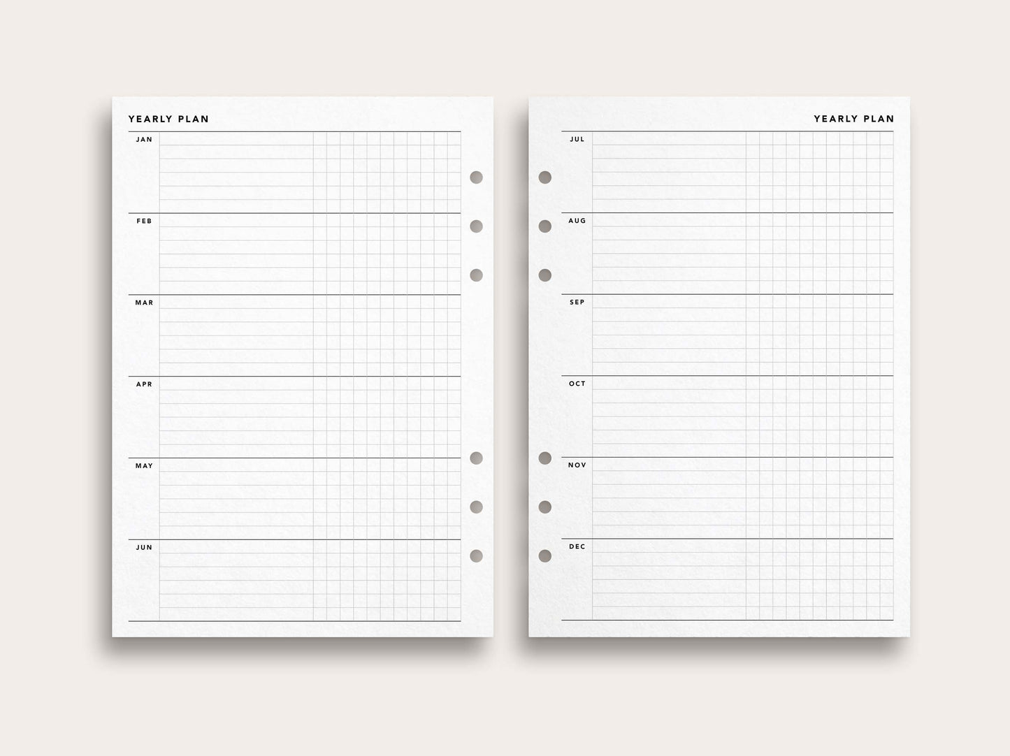 Yearly Planner No. 1