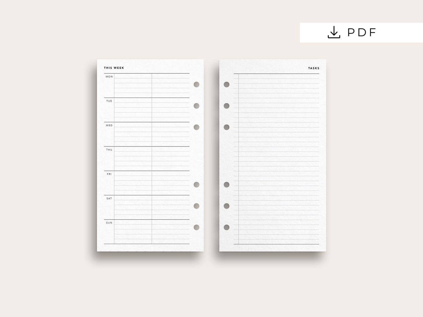 Designed By You 007: Weekly Planner