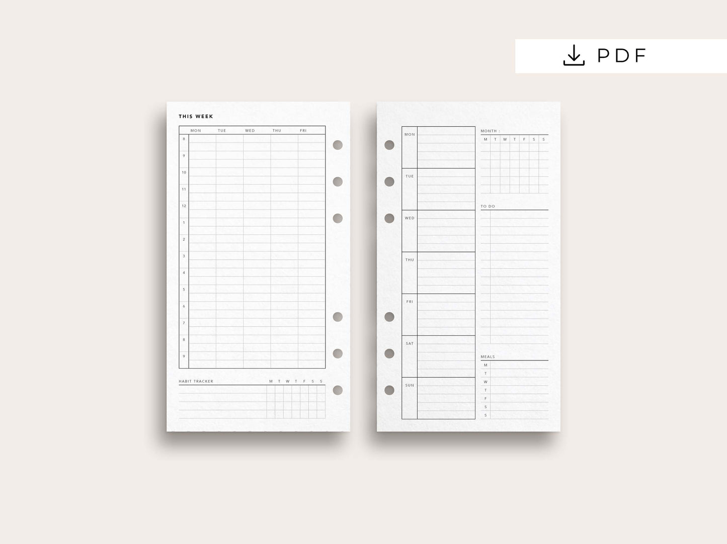 Designed By You 008: Weekly Planner
