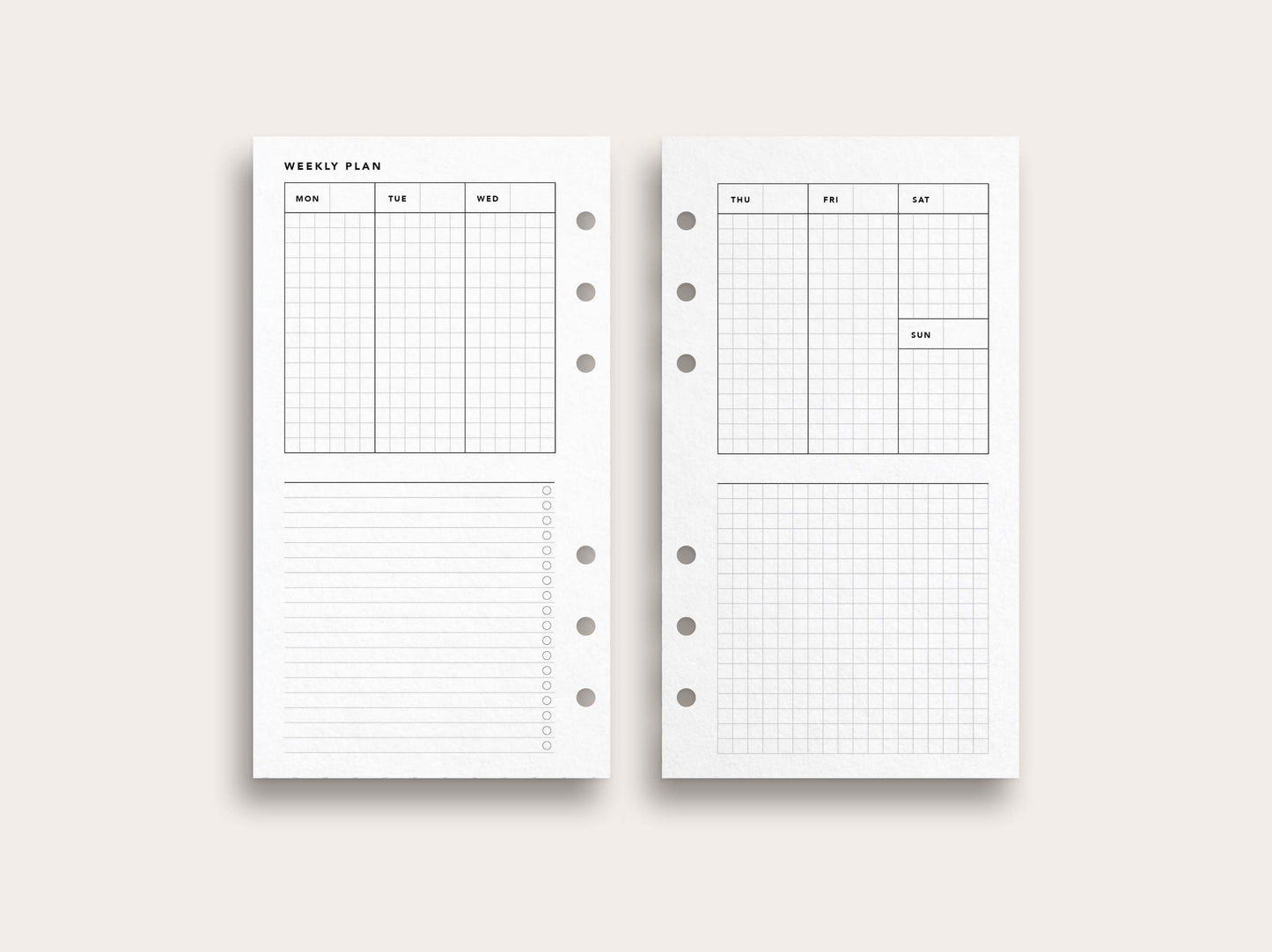 Weekly Planner No. 25
