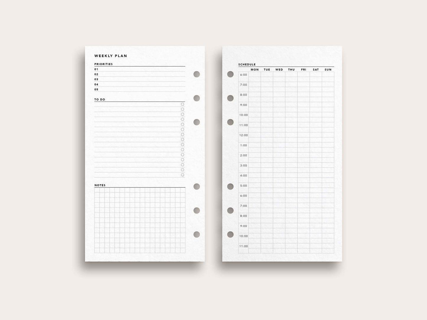 Weekly Planner No. 27