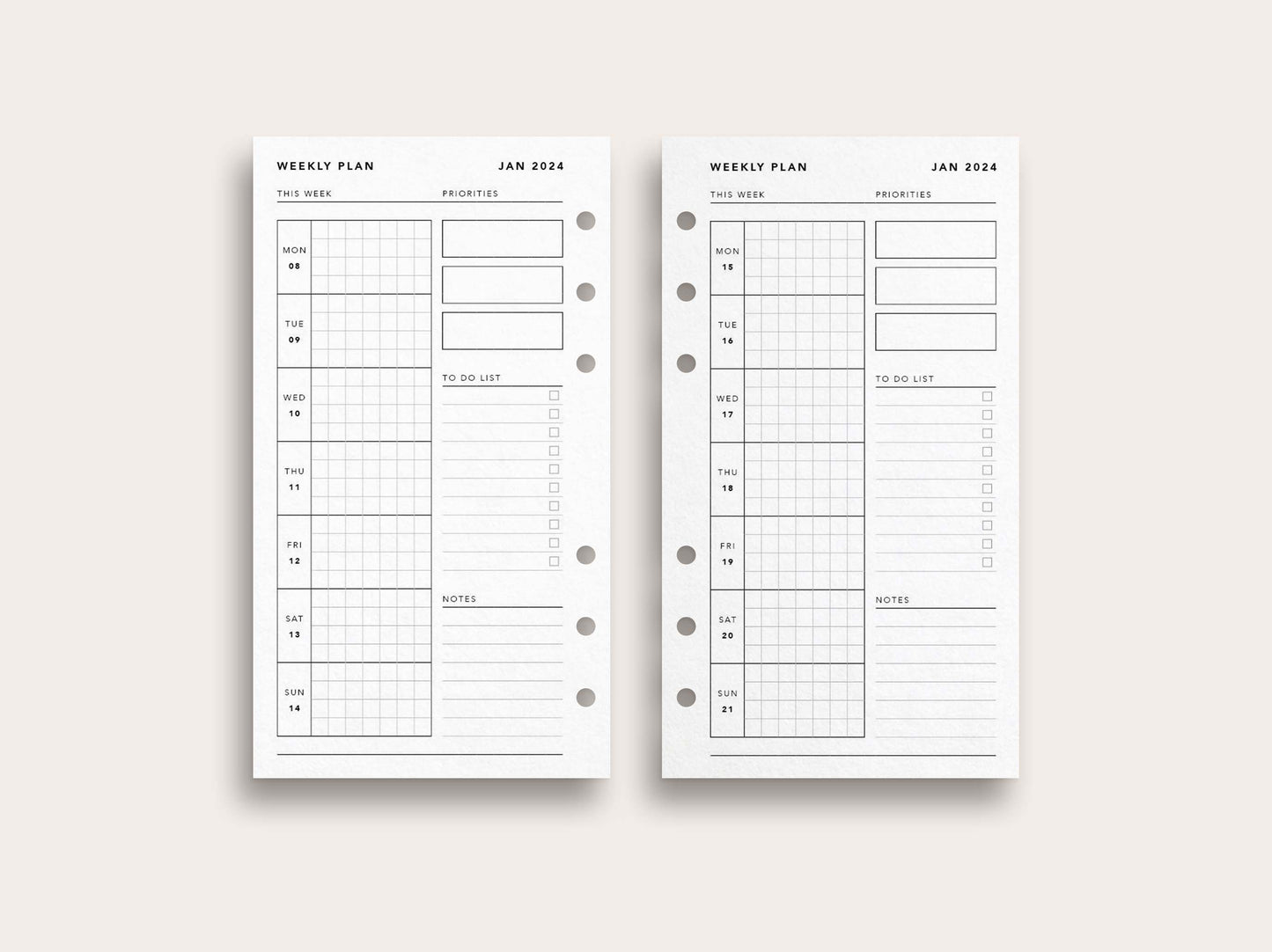 Printed: 2024 Weekly Planner No. 11