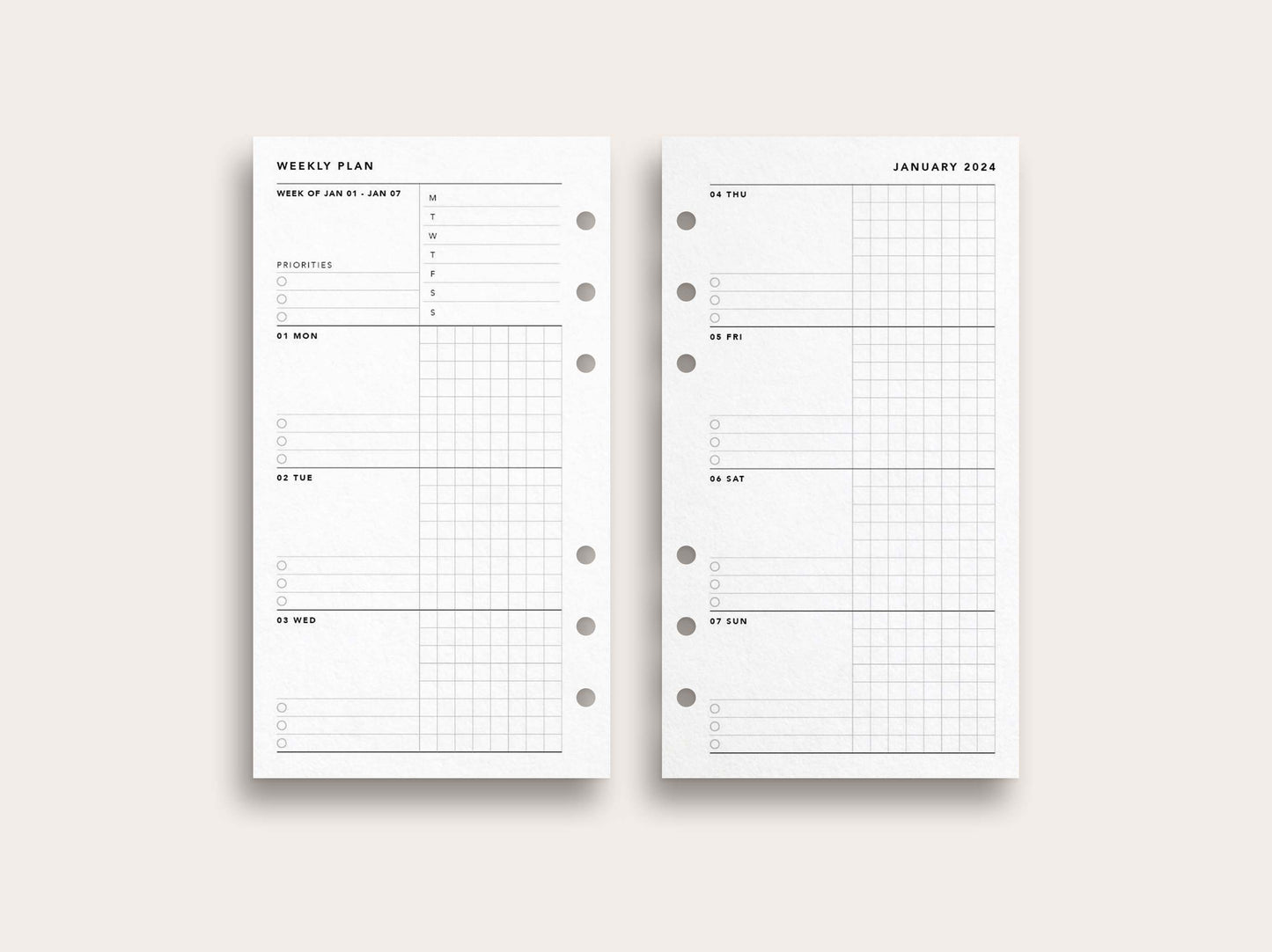 2024 Weekly Planner No. 17