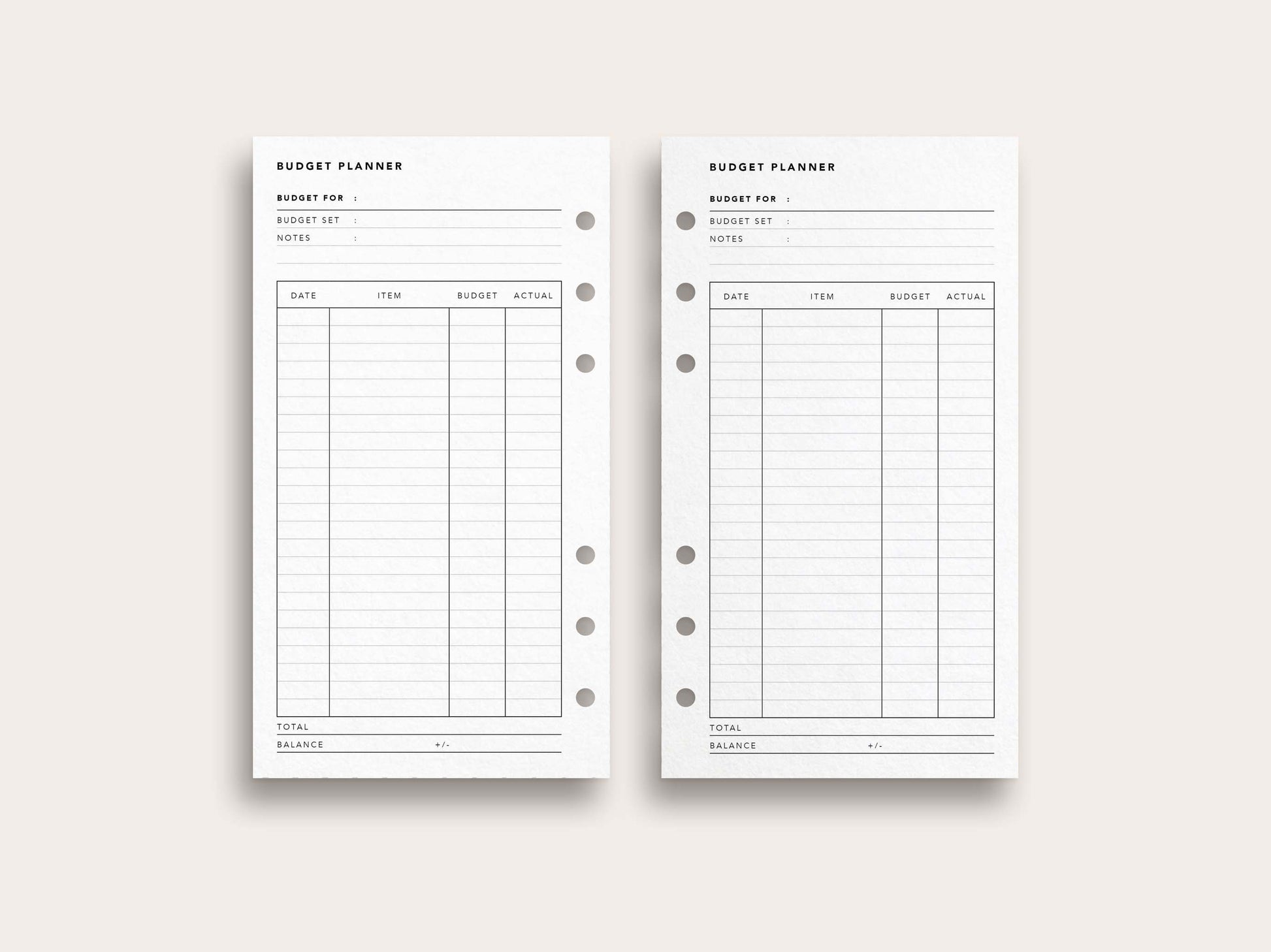 Printable Monthly Budget Planner, Budget Template, Finance Planner