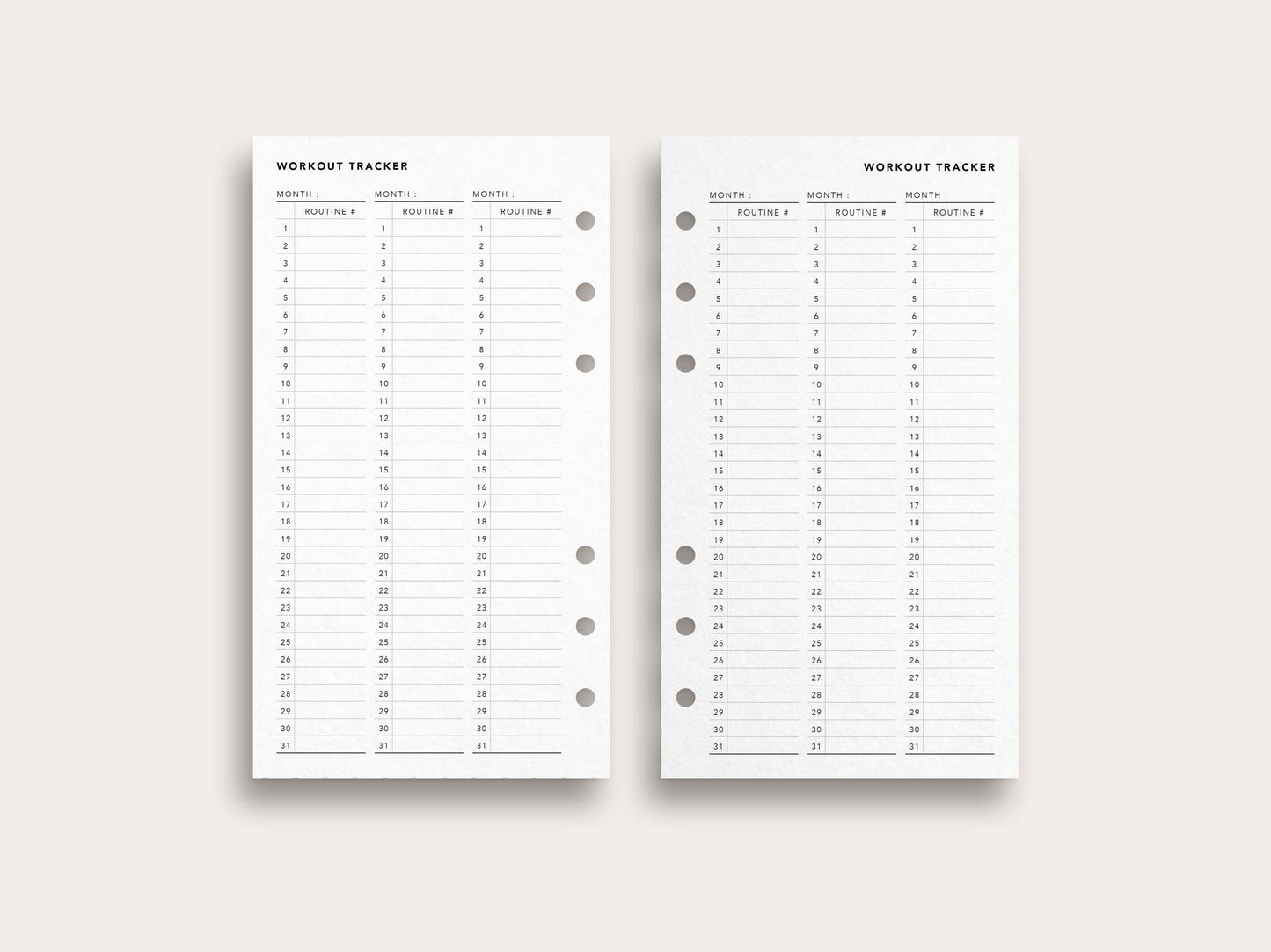 Workout Routine and Tracker with Daily Log