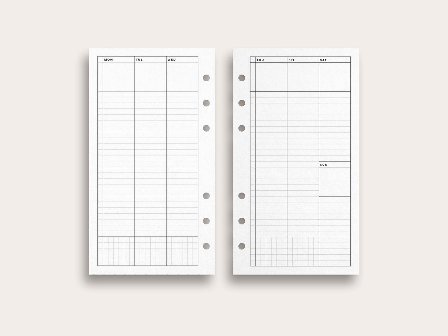 Weekly Planner No. 5 / Lined