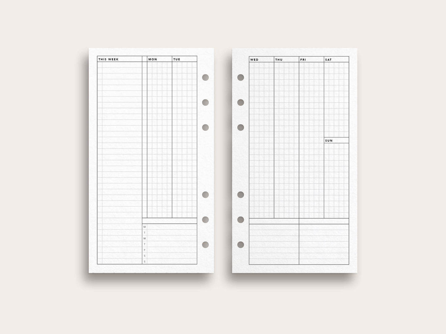 Weekly Planner No. 6 / Grid