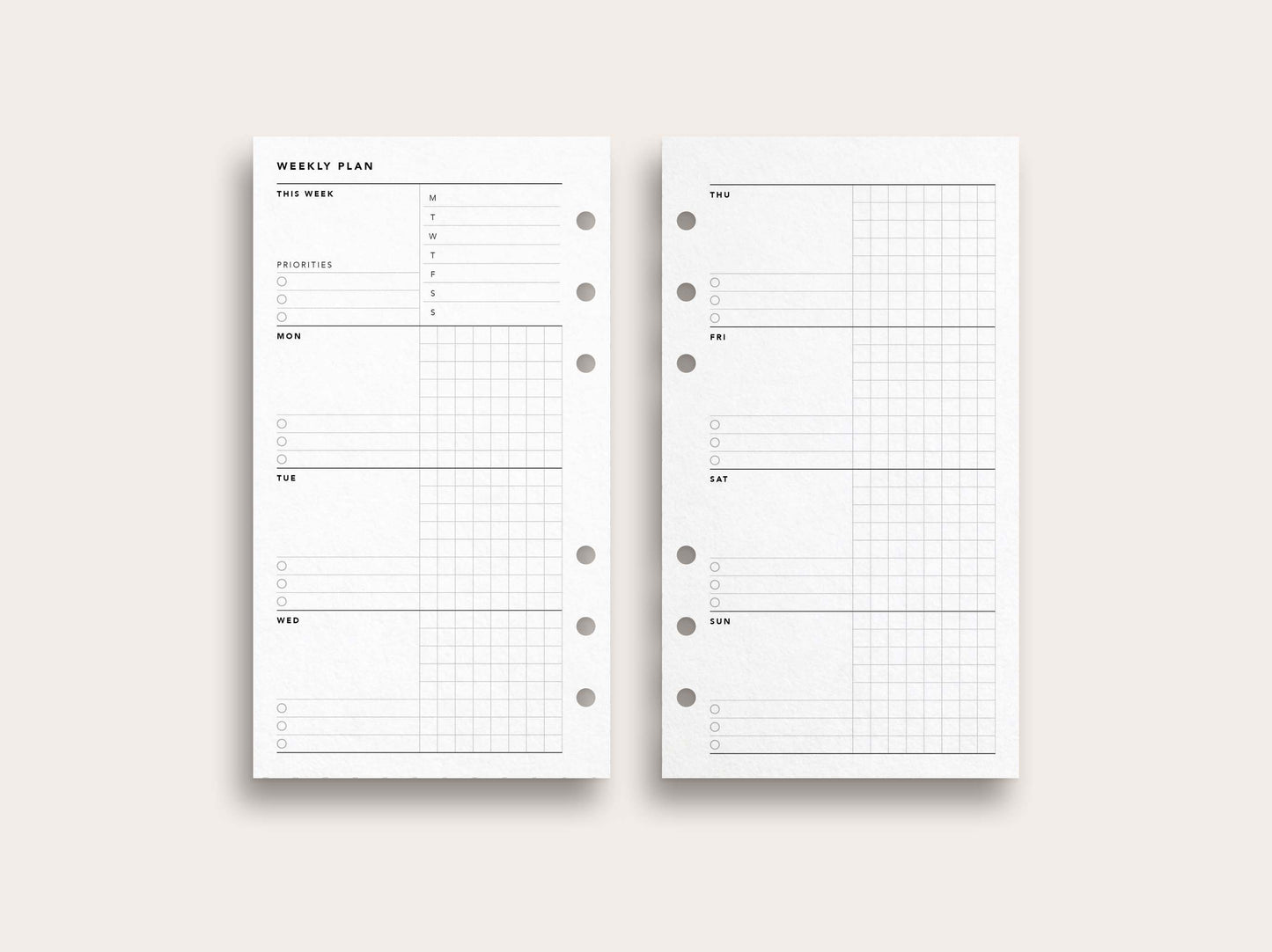 Weekly Planner No. 17