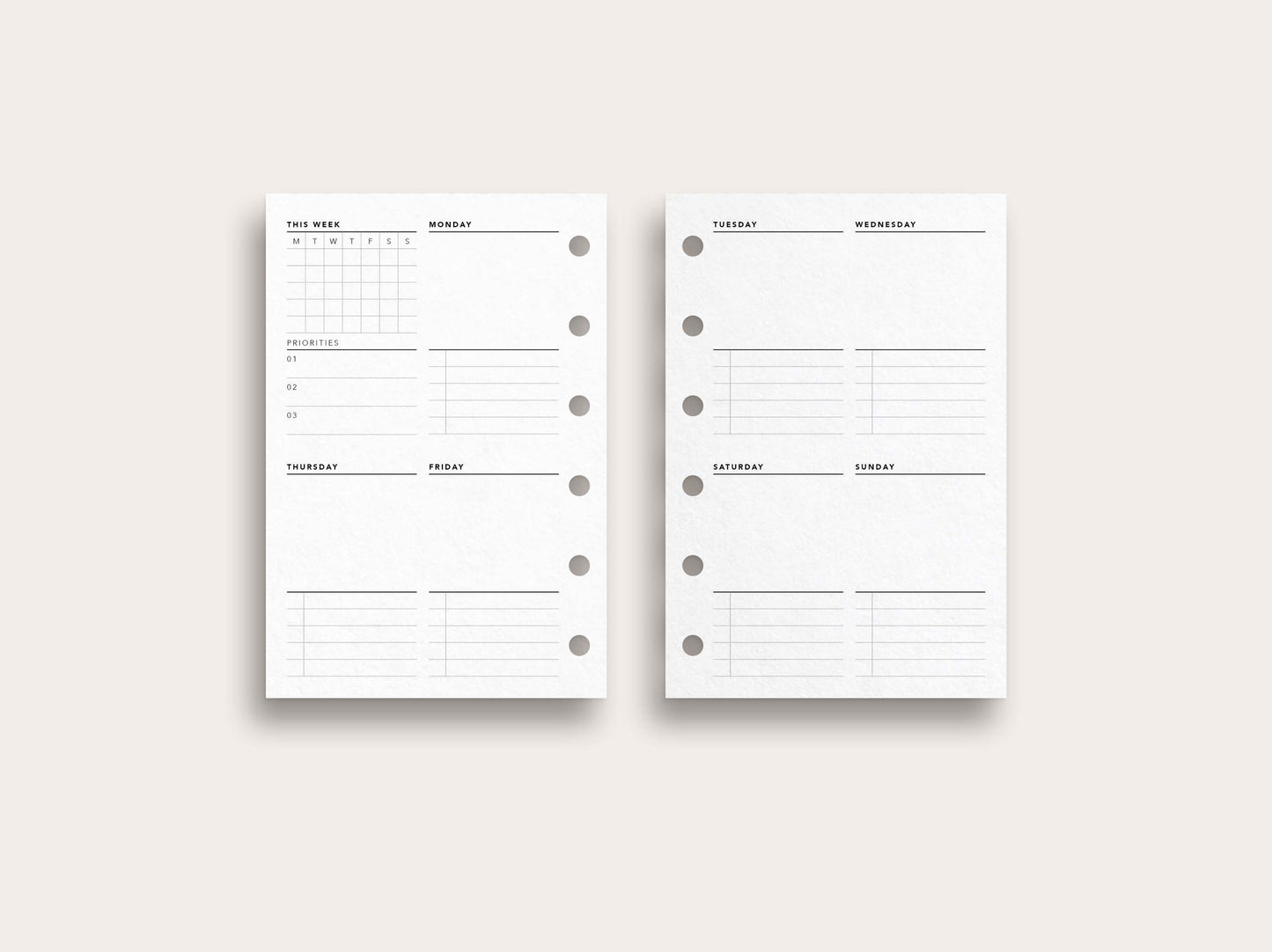 Weekly Planner No. 2