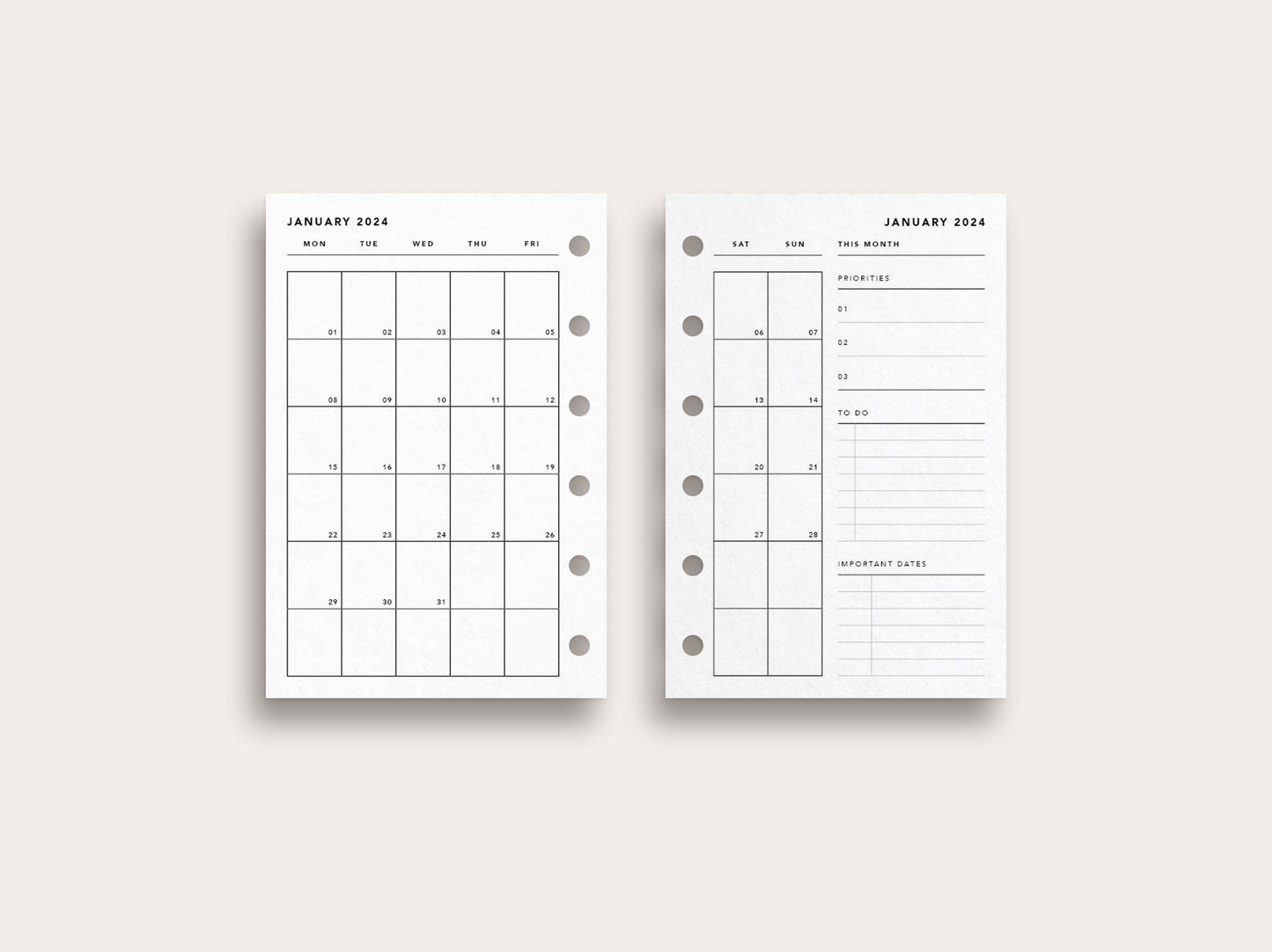 2024 Monthly Planner No. 4