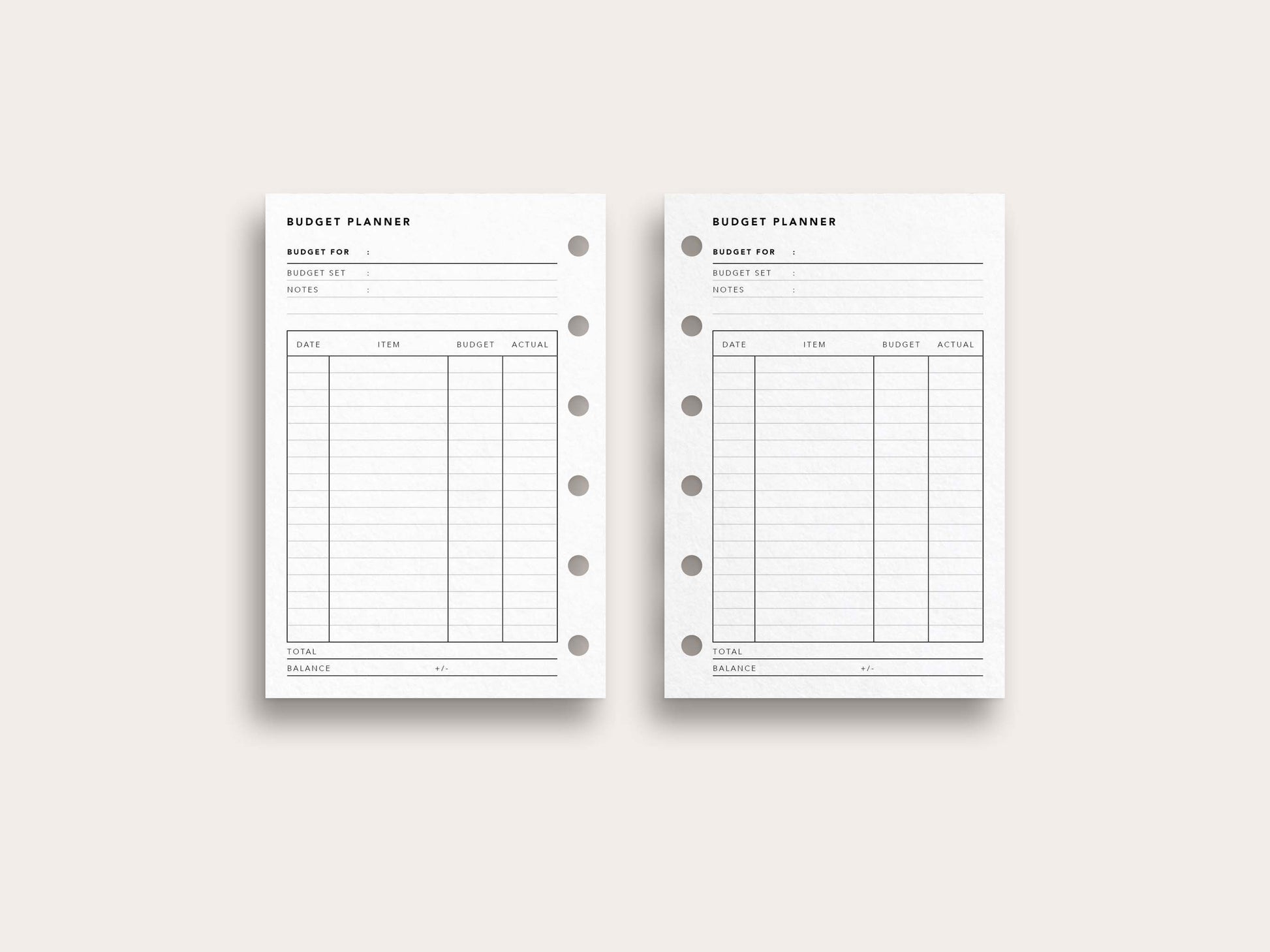 Printable Finance Planner - Budget Template – Puffin Pages Co
