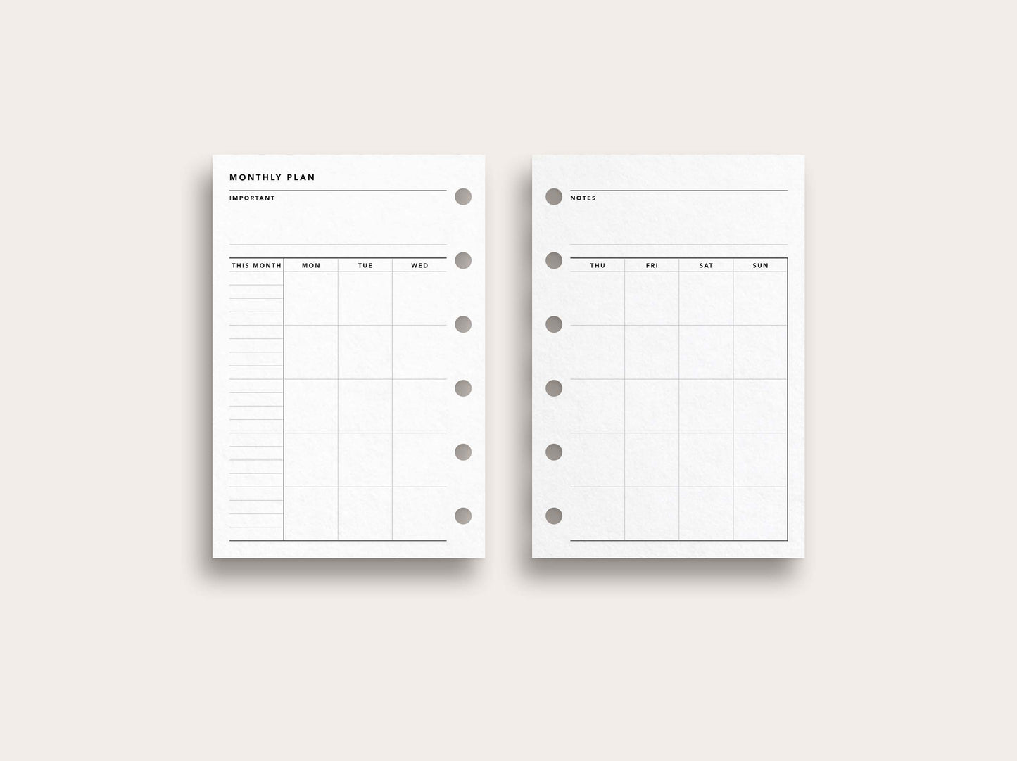 Monthly Planner No. 2