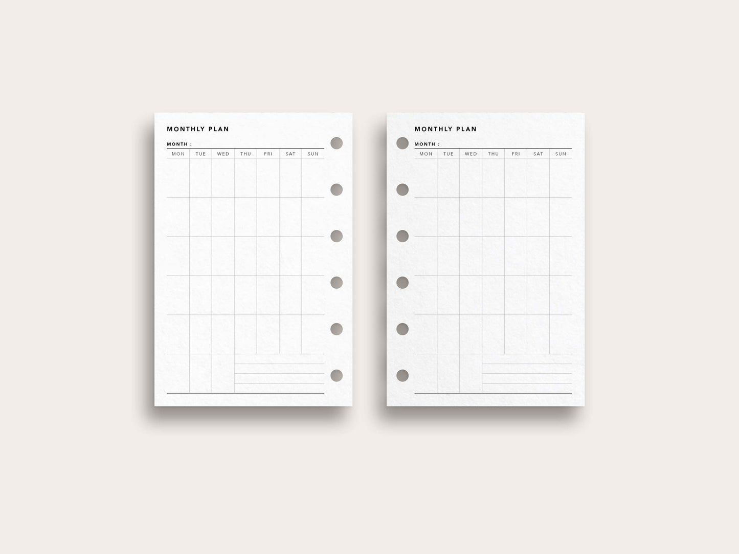 Monthly Planner No. 8