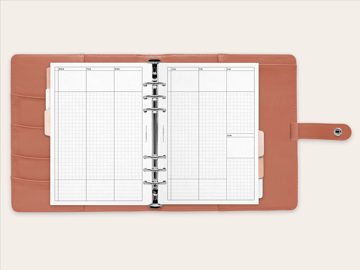 Printed: Weekly Planner No. 5 / Grid