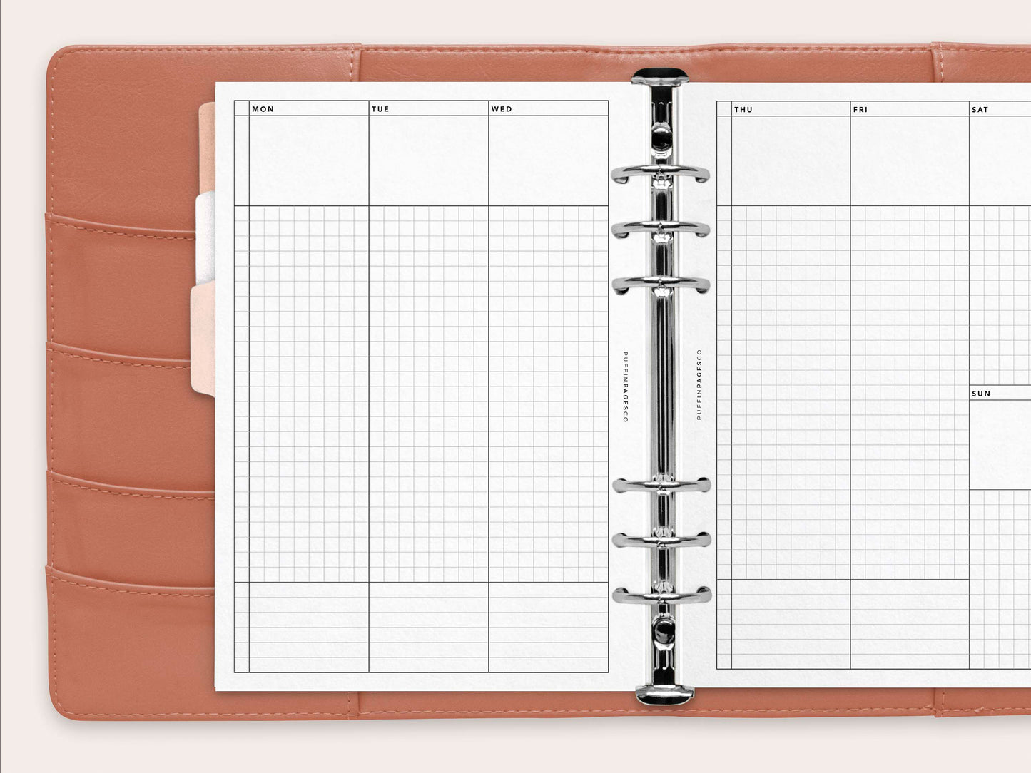 Printed: Weekly Planner No. 5 / Grid